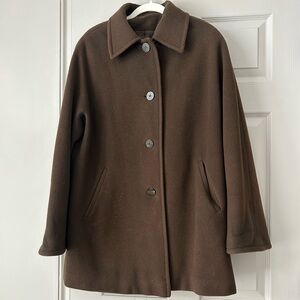 Regency cashmere-wool blend coat